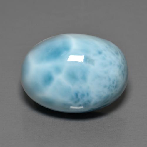 11.92克拉天然拉利玛石，椭圆形切割，16.2×12毫米，不透明