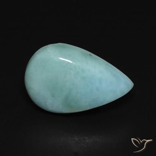 2.45ct 天然 绿植 拉里马尔, 梨形, 不透明