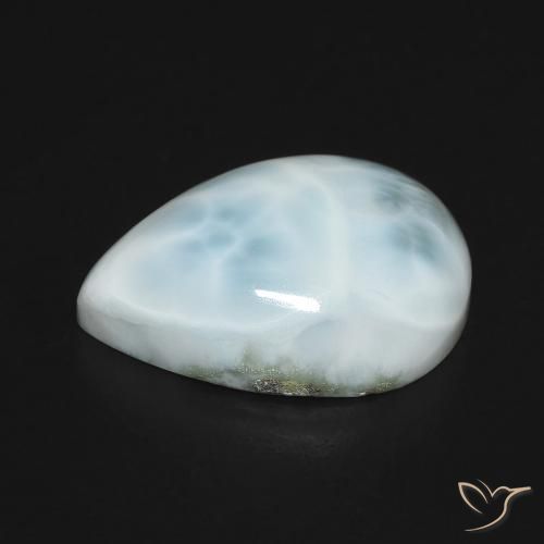 7.88克拉天然拉里马尔，梨形，不透明