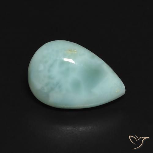 2.15ct 天然 绿植 拉里马尔, 梨形, 不透明