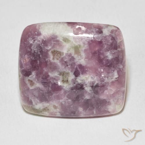 24.29ct 天然 彩色 锂云母, 软垫, 不透明