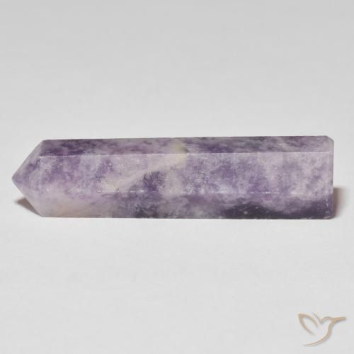 24.83ct 天然 中深紫 锂云母, 花式切割, 不透明