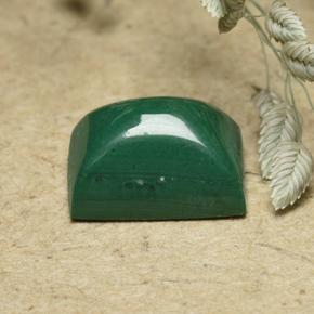 3.29克拉天然孔雀石，狭长方形，不透明