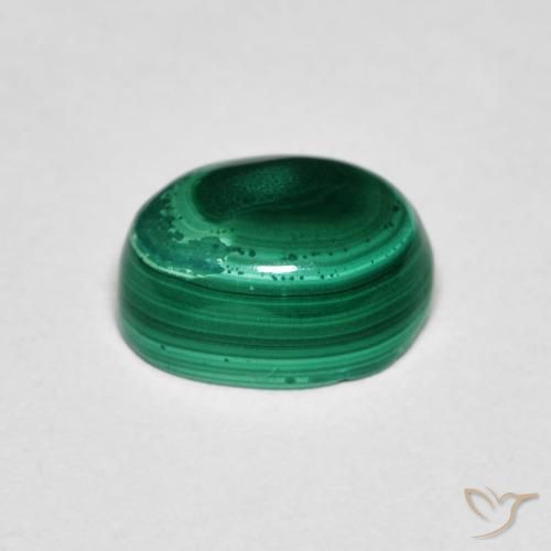 2.72克拉天然孔雀石，椭圆形，不透明