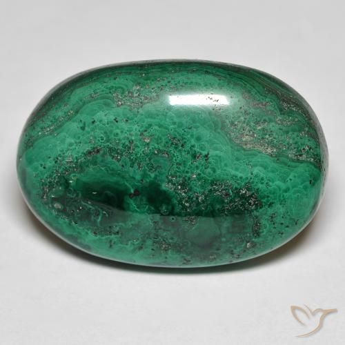 29.33ct 天然 绿色 孔雀石, 椭圆形, 不透明