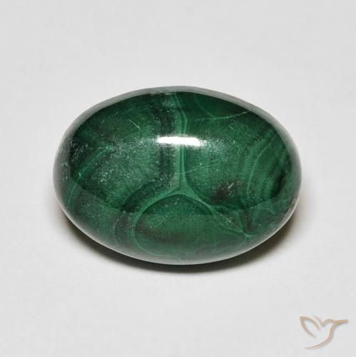8.47ct 天然 中绿色 孔雀石, 椭圆形, 不透明