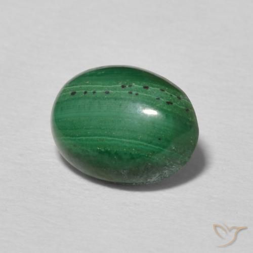 1.81克拉天然孔雀石，椭圆形，不透明