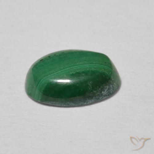 1.81克拉天然孔雀石，椭圆形，不透明