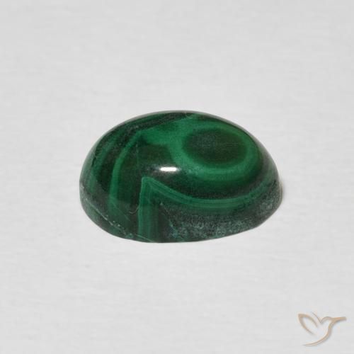 2.60克拉天然孔雀石，椭圆形，不透明
