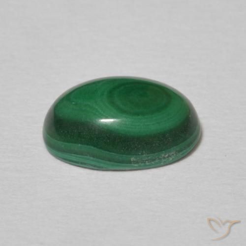 2.21克拉天然孔雀石，椭圆形，不透明