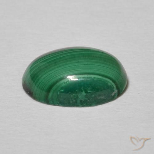 2.36克拉天然孔雀石，椭圆形，不透明