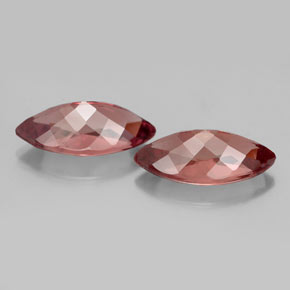 克拉天然马来亚石榴石，榄尖形，VS