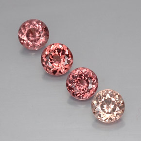 4.74克拉天然马来亚石榴石，圆形切割，VVS-VS