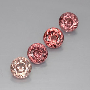 4.74克拉天然马来亚石榴石，圆形切割，VVS-VS