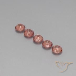4.49克拉天然马来亚石榴石，圆形的，VS