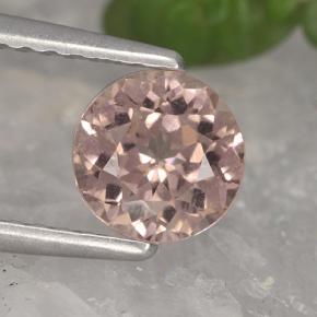 1.07克拉天然马来亚石榴石，圆形切割，VS