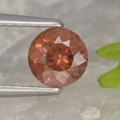 0.83ct 天然 覆盆子粉 马来亚石榴石, 圆形的, VS