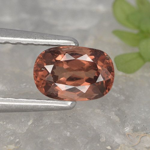 0.79ct 天然 深红玫瑰色 马来亚石榴石, 软垫, VVS-VS