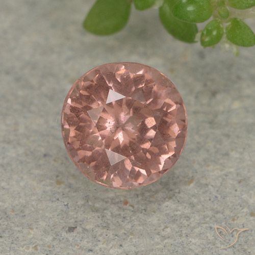 0.68ct 天然 中粉红色 马来亚石榴石, 圆形的, VS