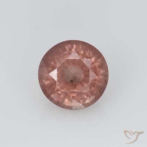 1.11ct 天然 浅粉色 马来亚石榴石, 圆形的, VS