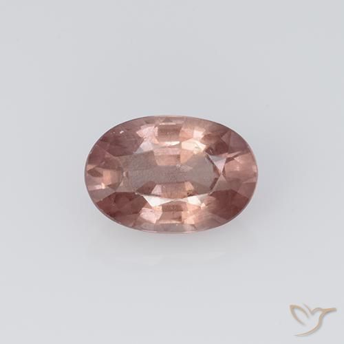 0.69ct 天然 浅粉色 马来亚石榴石, 椭圆形, VS