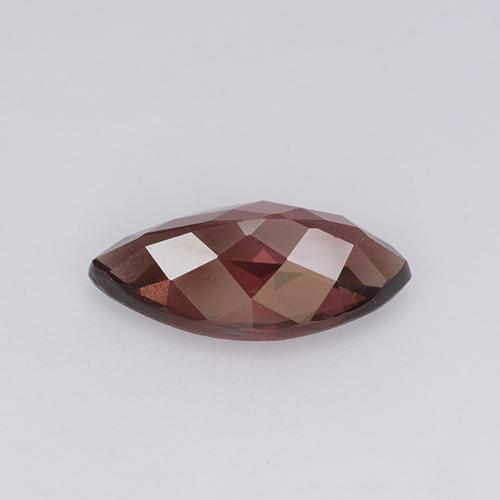 2.39克拉天然红色马来亚石榴石，马眼形，12.1×6.2毫米，VS