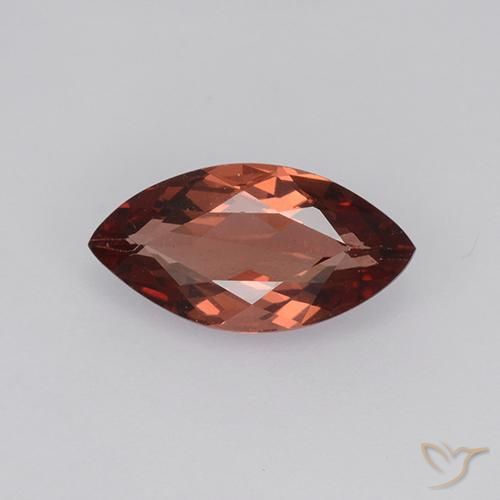 1.22ct 天然 玫瑰红色 马来亚石榴石, 榄尖形, VVS-VS