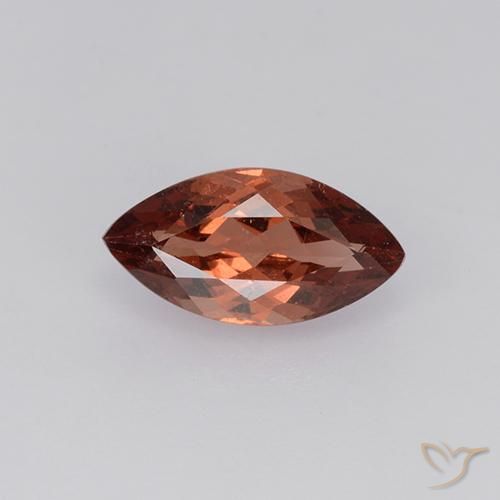 1.10ct 天然 中红 马来亚石榴石, 榄尖形, VVS-VS