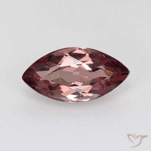 1.38ct 天然 暗红色 马来亚石榴石, 榄尖形, VS