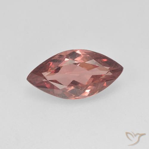 1.27ct 天然 浅粉色 马来亚石榴石, 榄尖形, VS