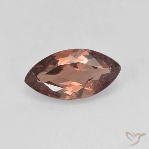 1.26ct 天然 暖棕 马来亚石榴石, 榄尖形, VS