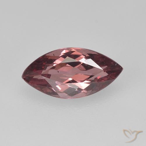 1.29ct 天然 中红 马来亚石榴石, 榄尖形, VS