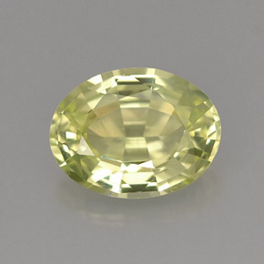 1.26克拉天然绿色马里石榴石，椭圆形切割，7.9×6.1毫米，VVS-VS