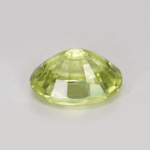 1.10克拉天然绿色马里石榴石，椭圆形切割，7×5.1毫米，VS