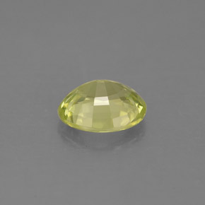 1.27克拉天然绿色马里石榴石，椭圆形切割，7.2×6.1毫米，VVS-VS