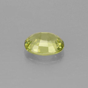 1.23克拉天然绿色马里石榴石，椭圆形切割，7.5×5.7毫米，VVS-VS