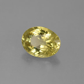 1.45克拉天然绿色马里石榴石，椭圆形切割，8×6毫米，VVS-VS