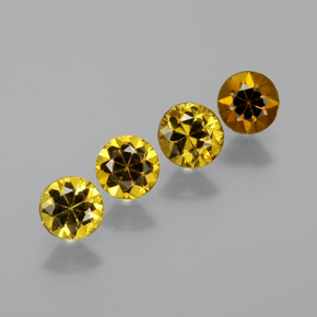 克拉天然马里石榴石，圆形切割，VVS-VS