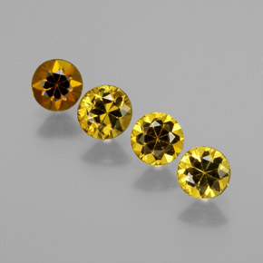 克拉天然马里石榴石，圆形切割，VVS-VS