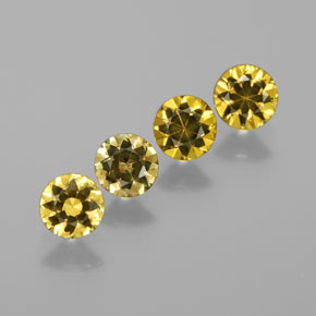 克拉天然马里石榴石，圆形切割，VVS