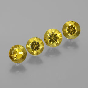 克拉天然马里石榴石，圆形切割，VVS