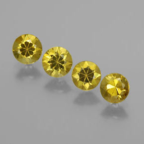 克拉天然马里石榴石，圆形切割，VVS