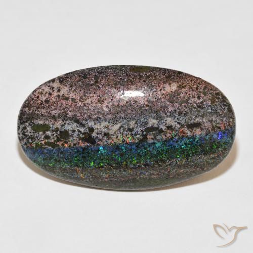 47.65ct 天然 彩色 Matrix Opal, 椭圆形, 不透明