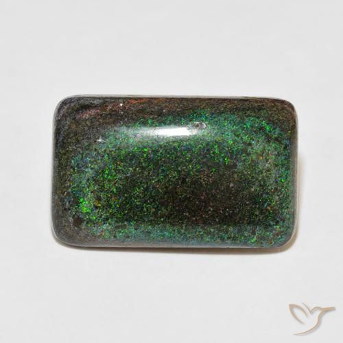 24.33ct 天然 彩色 矩阵蛋白石, 软垫, 不透明