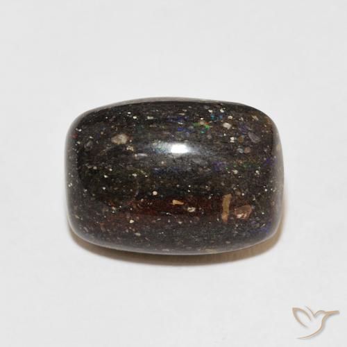 6.86ct 天然 彩色 矩阵蛋白石, 软垫, 不透明