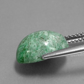 4.99克拉天然莫坐坐，椭圆形切割，不透明