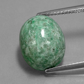 8.84克拉天然莫坐坐，椭圆形切割，不透明