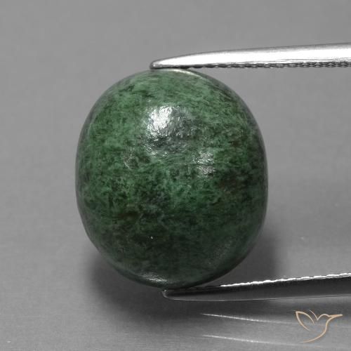 14.06ct 天然 中绿色 莫坐坐, 椭圆形, 不透明