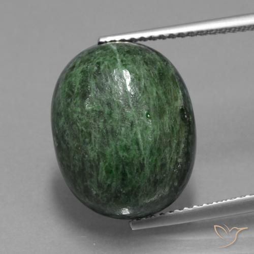 13.40ct 天然 大地绿 莫坐坐, 椭圆形, 不透明