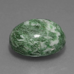 10.07克拉天然莫坐坐，椭圆形切割，不透明